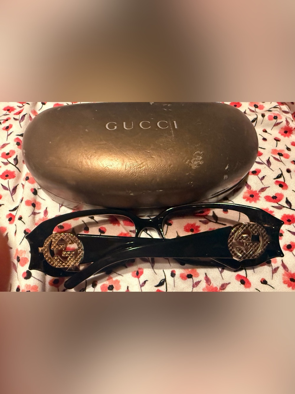 Gucci Dark Brown Square frame you can put own prescripcion Glasses Authentic - Picture 13 of 16